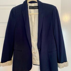 Zara navy blue blazer